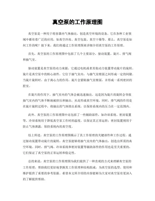 真空泵的工作原理图