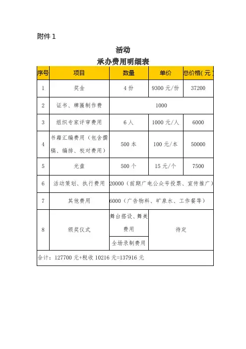 七一党建活动活动报价表