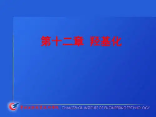 精细有机合成12第十二章羟基化-文档资料