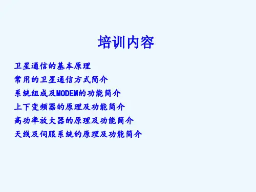 卫星通信基础知识ppt课件