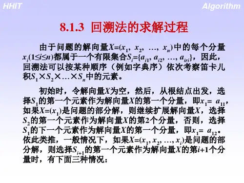 回溯法求解N皇后问题