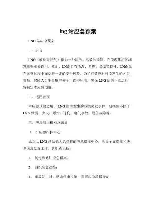 lng站应急预案