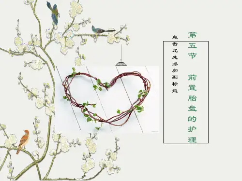 前置胎盘护理课件