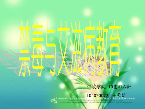 禁毒与艾滋病知识PPT课件