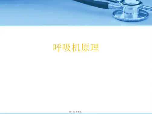 呼吸机原理PPT课件