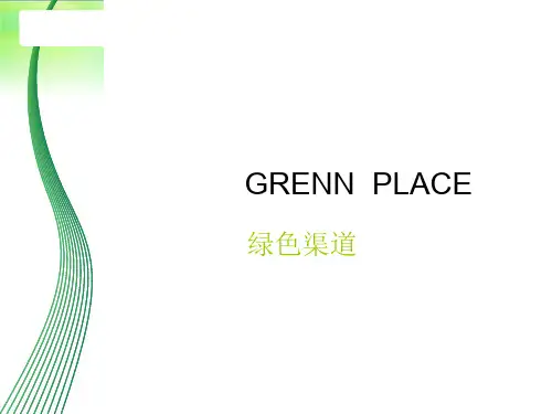 绿色营销渠道ppt课件