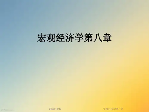 宏观经济学第八章
