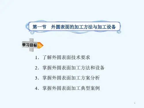 典型表面的机械加工