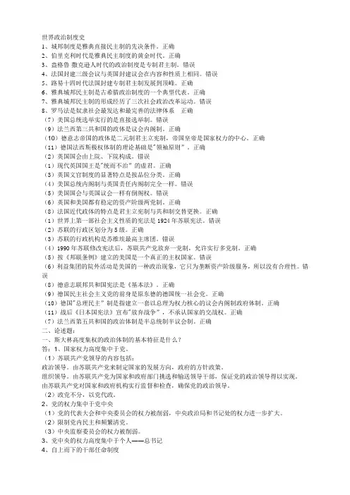 世界政治制度史