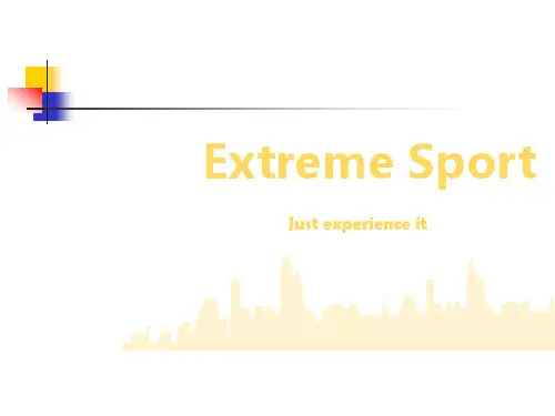 extreme-sports-极限运动-英文-ppt