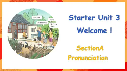 Starter Unit 3 Pronunciation-七年级英语上册课件(人教版2024)