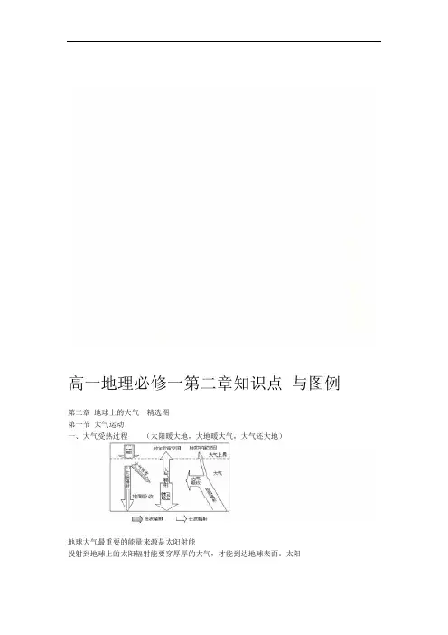 高一地理必修一第二章知识点与图例