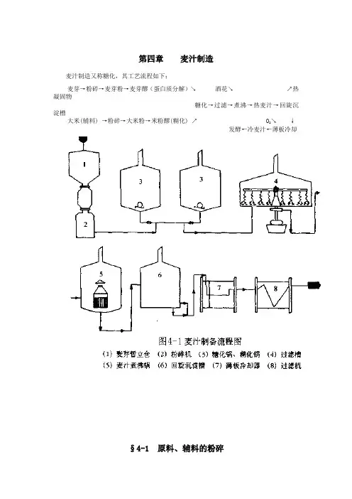 啤酒生产技术—麦汁制造