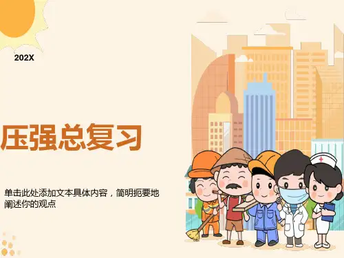 初三物理《压强总复习》PPT课件