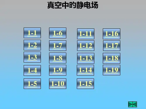 静电场习题优秀课件