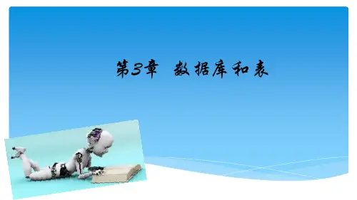 Access 2010数据库应用技术案例教程 第3章-数据库和表