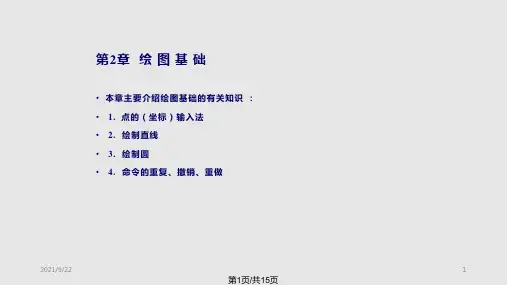 AUTOCAD2007基本绘图命令PPT课件