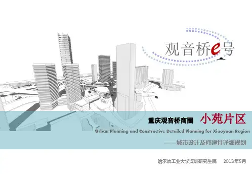 2013重庆观音桥商圈小苑片区城市设计及修建性详细规划87p