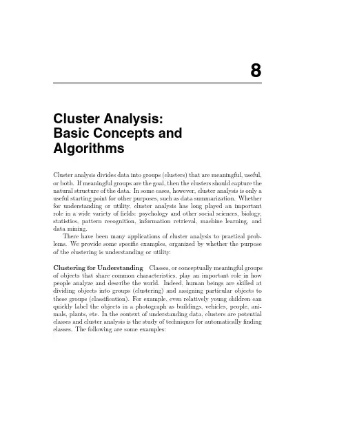 Cluster analysis