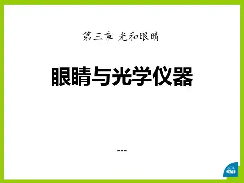 眼睛与光学仪器-PPT课件 