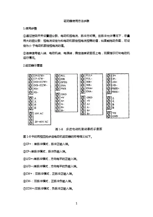 驱动器使用方法步骤