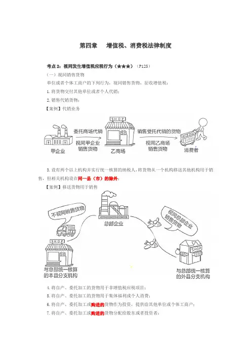 2019会计考试经济法基础-第28讲_视同发生增值税应税行为、增值税征税范围的其他规定、增值税的税率
