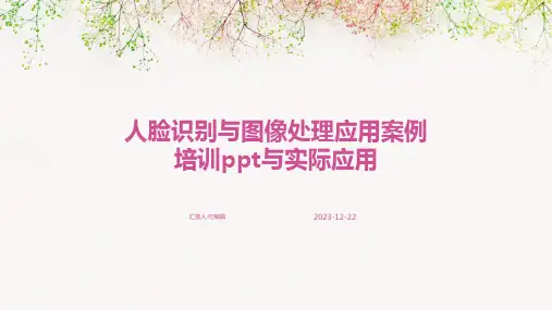 人脸识别与图像处理应用案例培训ppt与实际应用