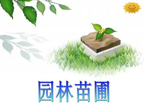 第二章 2-2种实的采集、调制和贮藏