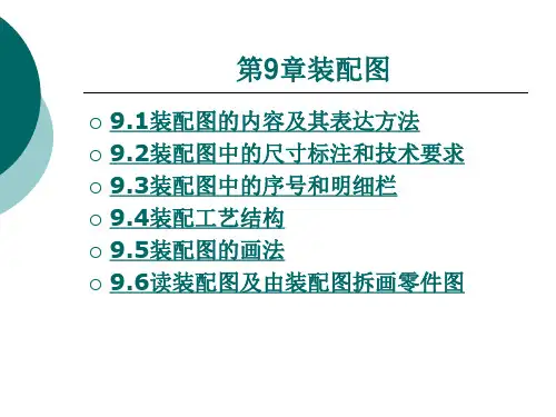 机械制图第9章(装配图)