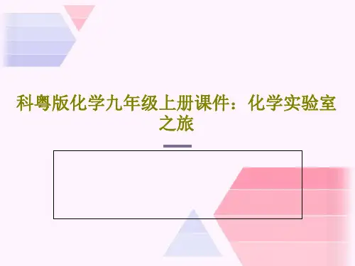 科粤版化学九年级上册课件：化学实验室之旅28页PPT