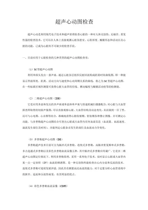 超声心动图检查
