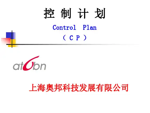 控制计划(CP)