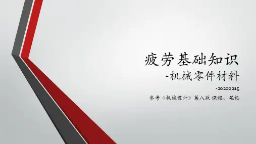 机械零件材料(碳钢和合金钢)的疲劳基础知识-20200215