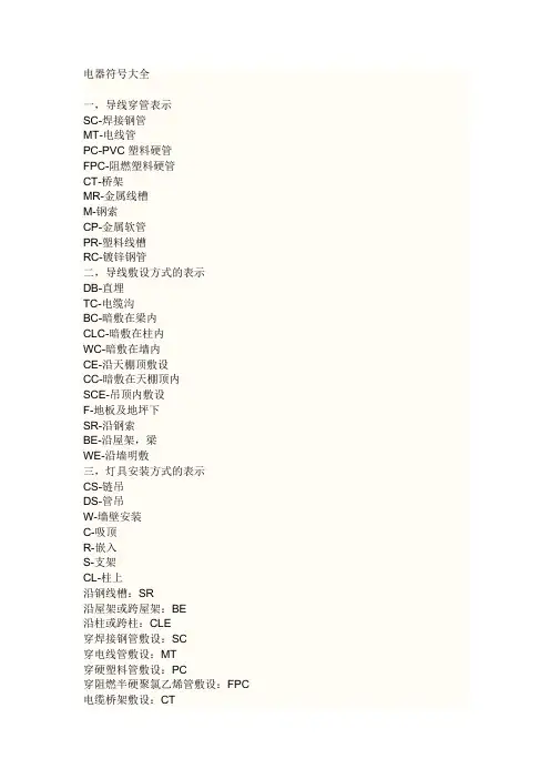 电气符号大全