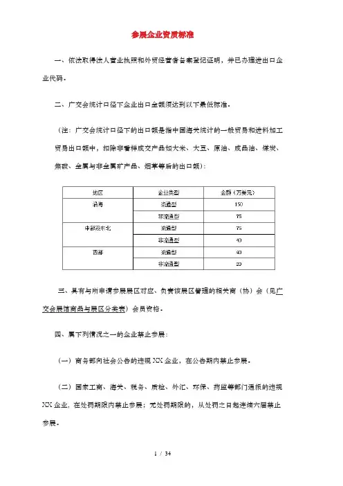 参加广交会的流程