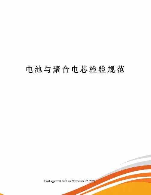 电池与聚合电芯检验规范