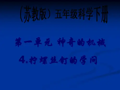 拧螺丝钉的学问ppt课件