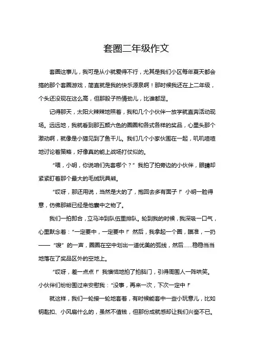 套圈二年级作文