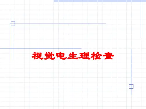 视觉电生理检查培训课件