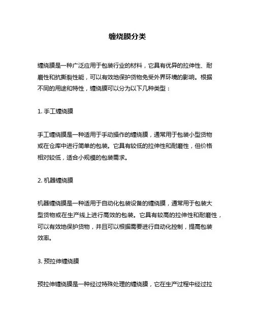 缠绕膜分类问题回答