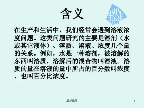 【爆款】浓度问题.ppt