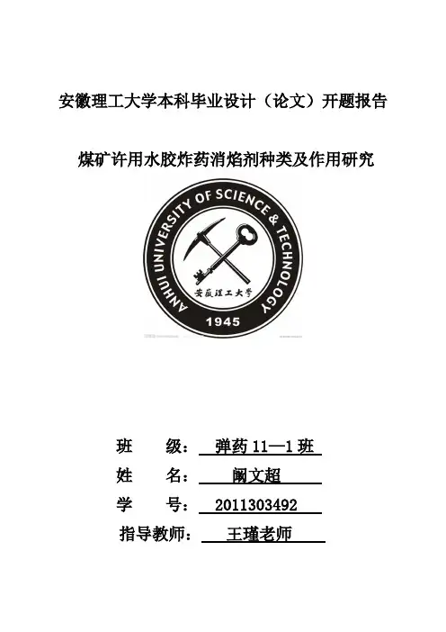 一学生开题报告2