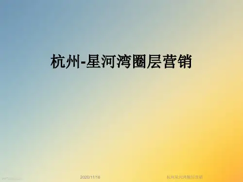 杭州星河湾圈层营销