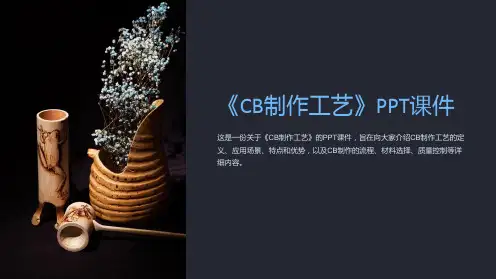 《CB制作工艺》课件