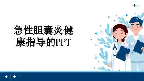 急性胆囊炎健康指导的PPT