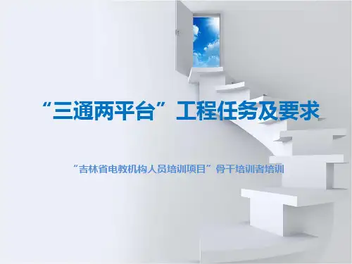 三通二平台讲解