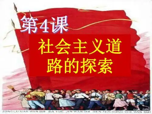 中华书局版历史八年级下册第4课《社会主义道路的探索》ppt课件4