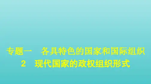 高中政治专题一各具特色的国家和国际组织4国际组织概观课件新人教版选修