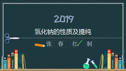 九年级化学下人教版 粗盐提纯 氯化钠