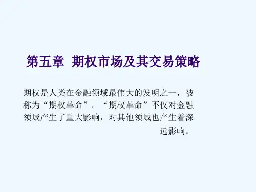 期权价格分析与交易策略